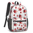 thumbnail image 2 of Pioneer Flower Floral Print Pattern 17" School Backpacks for Teens,Waterproof Oxford Fabric,S-Shape Padded Straps for School,Travel,Hiking,Camping, 2 of 6