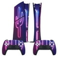 thumbnail image 2 of Skin Sticker for PS5 Slim Standard PS5 Pro Disc Digital Edition Console and Controllers Decals for Playstation 5 (Neon Cactus,PS5 Pro Disc Edition), 2 of 5
