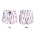 thumbnail image 6 of Goofa Lavender Flowers Printed Women 2 in 1 Running Shorts,Quick Dry Athletic Workout Shorts,High Waisted Athletic Shorts with Liner Pockets-X-Large, 6 of 9