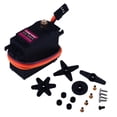 thumbnail image 2 of MG996R 55g Semi-metal Gear Torque Digital Servo Compatible para Futaba JR RC Helicóptero Coche Barco Robot 4 Piezas Inevent MK1471-00, 2 of 7
