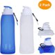 thumbnail image 1 of Botella de agua plegable, botella plegable portátil y botella de agua con clip para mochila, 1 of 4