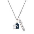 thumbnail image 1 of Delight Jewelry Silvertone Blue Prescription Bottle Silvertone Live the Life You Have Imagined Bar Charm Necklace, 23", 1 of 4