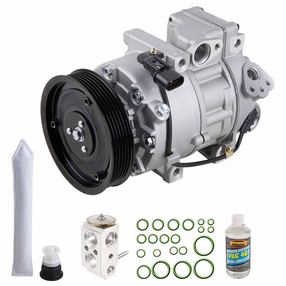 For Hyundai Santa Fe 2018 AC Compressor & A/C Repair Kit - BuyAutoParts