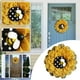 thumbnail image 3 of Girasol De Abeja, Adornos De Corona Colgantes Artificiales, Corona De Día De Abeja Para Puerta Delantera, Decoración Para Fiesta De Boda Eigraketly HA042635-03, 3 of 6