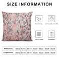 thumbnail image 5 of BANET  Pale Pink Throw Pillow Cushion Cover, Conceptual Arrows Pattern Chevron Inspired Vintage Diagonally Striped, Decorative Square Accent Pillow Case 12x12in, 5 of 5
