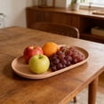 thumbnail image 7 of 1pc Elliptical Serving Tray, Modern Plastic Snack Tray Home Decor Dessert Jewelry Organizer, Coffee Table Catchall for Living Room, Dishwasher Safe, 7 of 7