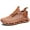 Brown, variant on DaoLxi Men's Shoes Platform Mesh Slip-on Air Cushion Sneakers Lightweight