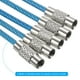 thumbnail image 4 of Cable de Llavero de Alambre de 6 Pulgadas, Anillo de Llave de Acero Inoxidable, Azul, Paquete de 10, 4 of 6