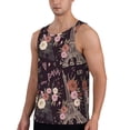 thumbnail image 2 of Rateoe Romantic Paris Pattern Sleeveless Gym Shirt Muscle Tee Breathable Workout Shirt Slim-Fit Tank Quick Dry Fit Muscle Tank Top Bodybuilding Sleeveless T Shirt-Small, 2 of 7