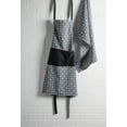 thumbnail image 2 of DII Black & White Triangle Chef Apron, 2 of 5