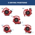 thumbnail image 3 of ALORAIR (2024 nuevo) Ventilador de aire de 600 CFM para uso industrial, taller y hogar - 3 velocidades, 5 ángulos ajustables y cadena tipo margarita - Ideal para restauración de daños por agua y plome, 3 of 5
