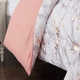 thumbnail image 4 of Pop Shop Ensemble de Couette Effet Marbre, Grand Lit, Or Rose, 4 of 4