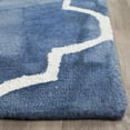 thumbnail image 5 of Safavieh Dip Dye Calanthe Geometric Wool Area Rug, Navy/Ivory, 9' x 12', 5 of 13