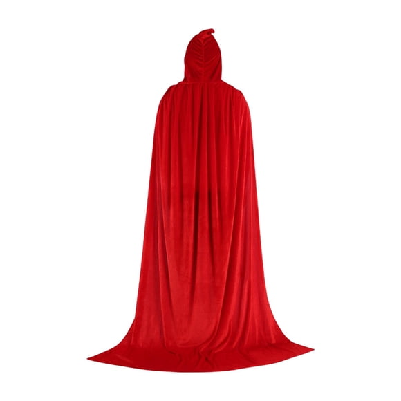 Capa con capucha de terciopelo para niños de Halloween, accesorio de tela suave y agradable para la piel. 70cm