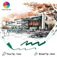 thumbnail image 4 of Smart Color Art 108 Pack Art Markers, 107 Alcohol Based Marker Pens and 1 Blender, Dual Tip Coloring Permanent Markers Highlighters with Case, Excellent for Adults Kids Marking Drawing Sketching, 4 of 4