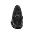 thumbnail image 4 of Josmo Boys Casual Slip-On Loafers with Metal Accent - Black Snake, 5, 4 of 8