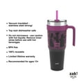 thumbnail image 6 of Zak Designs 40oz Hocus Pocus Straw Handle Tumbler, Stainless Steel Vacuum Insulated Waverly Tumbler Featuring a Sliding Lid, 6 of 7