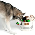 thumbnail image 7 of Midlee Dog Toy Rope Cotton Basket (Small), 7 of 7
