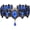 Blue, variant on Black Lace Choker Necklace Lace Gothic Choker for Women for Weeding Costume Party Prom Vampire Choker