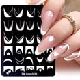 thumbnail image 4 of BESW Nail Stamping Plates with Geometric Templates, Stripes, Flowers, and 3D Designs Printing Tool SW-French 07, 4 of 5