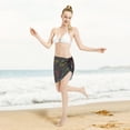 thumbnail image 5 of Kll Butterfly Print Women'S Sarong Coverups Short Bathing Suit Wrap Skirt Beach Wrap Swimsuit Cover Ups, 5 of 7