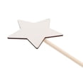 thumbnail image 4 of Kit de 10 varitas mágicas de madera con forma de estrella para niños: crea tu propia varita de princesa. Varita mágica de madera sin terminar para manualidades., 4 of 7
