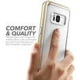 thumbnail image 4 of Samsung Galaxy S8 Case, Clayco [Iris Series] Hybrid Protective Clear Case for Samsung Galaxy S8 2017 Release-Gold, 4 of 6