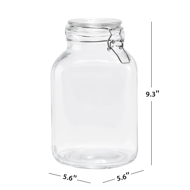 Mainstays 106 oz Clear Glass Airtight Storage Jar photo 6