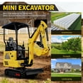 thumbnail image 4 of Machpro D722 Kubota Diesel Mini Excavator Side Swing with Hydraulic Breaker and Mechanical Quick Coupler, 4 of 13