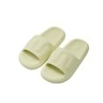 thumbnail image 1 of Xfvqtps Shower Shoes for Mens and Womens Slide Open Toe Pattern Thick Soft Sole Lightweight Non Slip Solid Color Indoor Beach EVA Slipper Green, 1 of 9