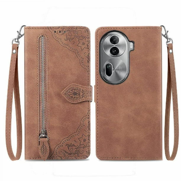 Funda billetera anti-golpes para GANGXUN OPPO Reno 11 Pro 5G , ideal para día a día y trabajo