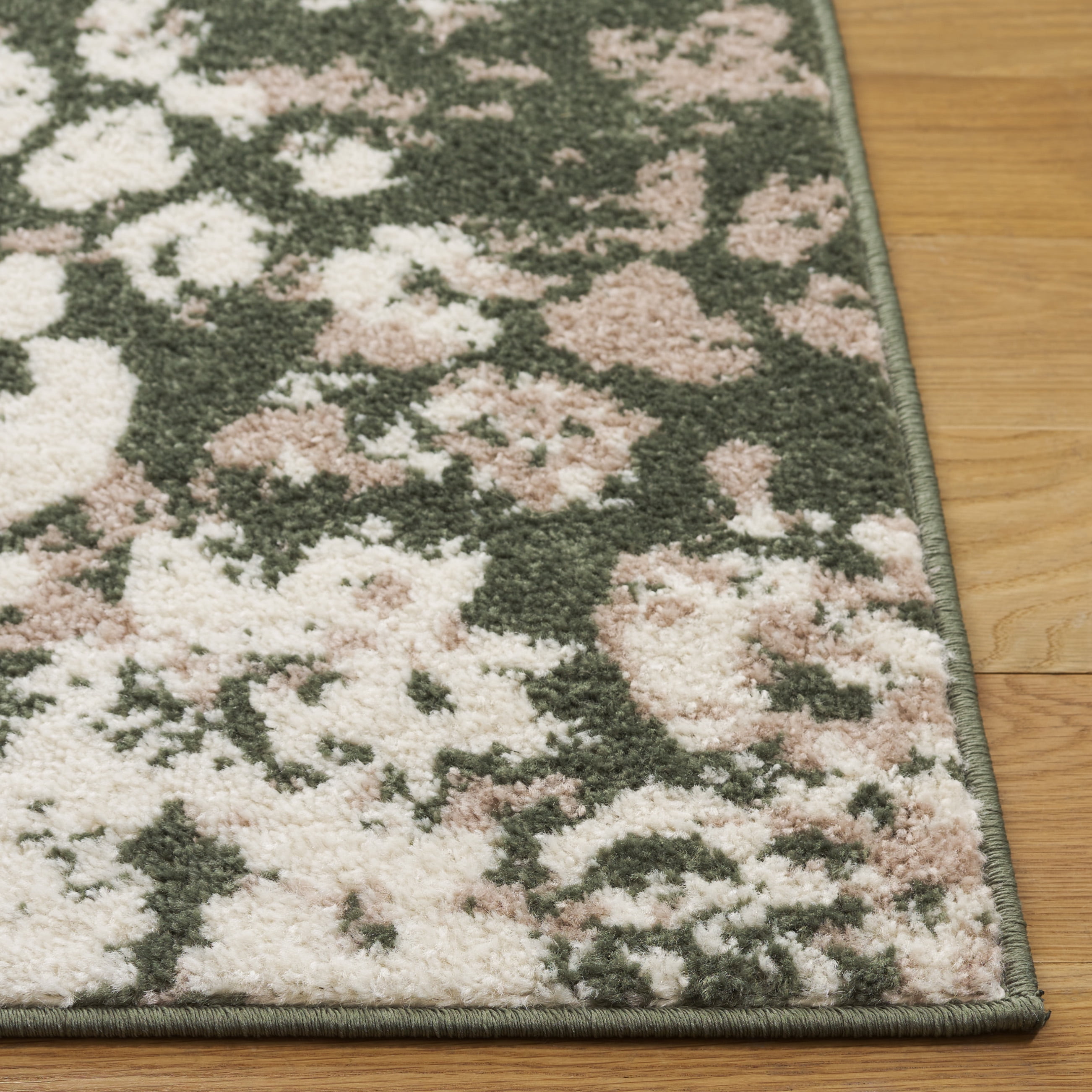SAFAVIEH Adirondack Jermaine Abstract Area Rug, Dark Green/Ivory, 6' x 9'