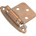 thumbnail image 1 of Antique Copper Surface Self-Closing Flush Hinge 2-Pack, 1 of 1