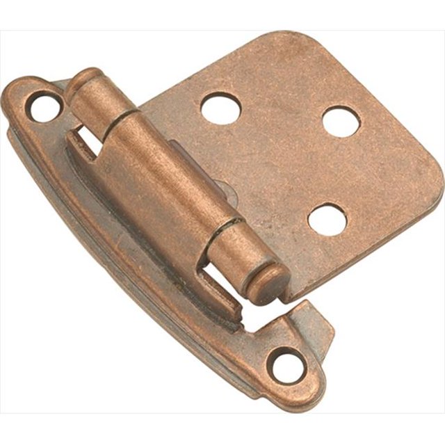 Antique Copper Surface Self-Closing Flush Hinge 2-Pack