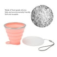 thumbnail image 4 of Taza de viaje plegable conveniente taza plegable de silicona de 270 ml con tapa para exteriores ANGGREK  Otros, 4 of 8