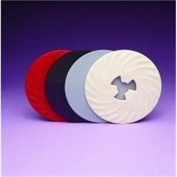 3M 051144-80514 7 DISC PAD FACE PLATE RIBBED EXTRA RED