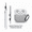 Grey, variant on Case Cover 2024 for AirPods 4, Shock-Proof Protective Silicone Case Cover for 4th Generation with Earphone cleaning stick