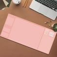 thumbnail image 5 of Water Padm Laptop Desk Padm Desk Blotter ,PU Leather Desk pads protector ,Office Desk Mat ,for Keyboard ,Desktop,Computer Pink, 5 of 8