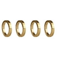 thumbnail image 3 of Aluminum Round Napkin Ring, Gold, 6-Piece Set, 3 of 3