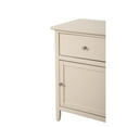 thumbnail image 7 of Maklaine Modern Solid Wood 1-Drawer/1-Door Nightstand in Beige, 7 of 7