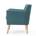 thumbnail image 4 of Geelong Fabric and Birch Wood Club Chair, 4 of 8