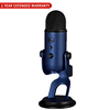 Blue Microphones Yeti Professional 4 Pattern USB 2.0 Desk Microphone (MidnightBlue) + 1 YEAR Extended Warranty Bundle
