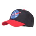 thumbnail image 2 of Lunar Landing NASA Patched Two Tone Cap - Red Black OSFM, 2 of 5