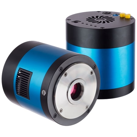 AmScope 6MP Universal Temperature-Regulated CCD Camera for Low-light Fluorescence New