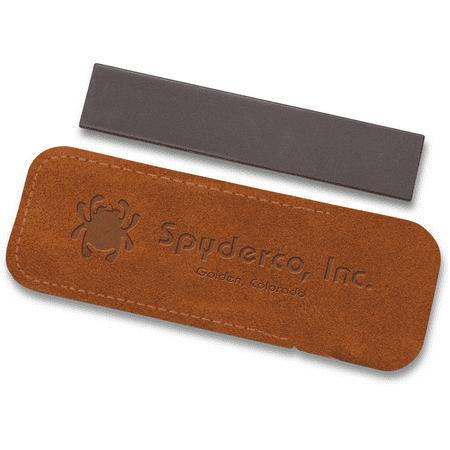 

Spyderco Medium Grit Brown Ceramic Lightweight Pocket Stone Knife Sharpener
