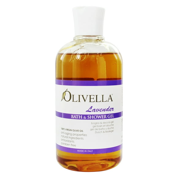 Olivella - Huile d'Olive Vierge Bain & Douche Gel Lavande - 16.9 fl. oz.