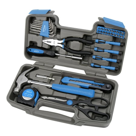 Apollo Tools DT9706-BL 39-Piece General Tool Kit Blue