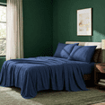 thumbnail image 7 of CH Sheet Set Queen Size, 4-Piece Bedding, Lightweight & Super Soft Easy Care Microfiber– Shrinkage & Fade Resistant Bedding Set with 14'' Deep Pockets (Navy Blue), 7 of 7