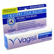 Vagisil Regular Strength Medicated Anti-Itch Creme, Odor Block, 1oz, 3-Pack