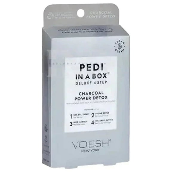 VOESH Deluxe Pedicure 4 Step - Charcoal